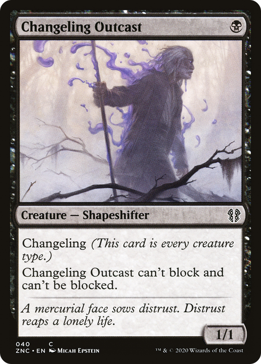 Changeling Outcast (ZNC-040) - Zendikar Rising Commander