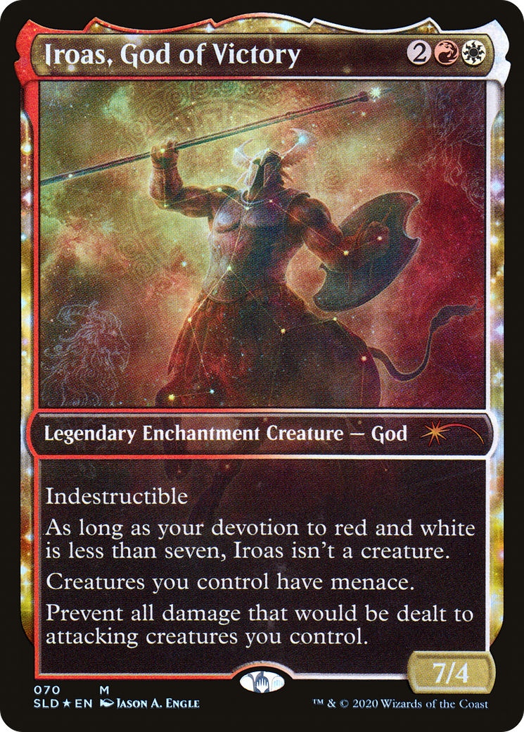 Iroas, God of Victory (SLD-070) - Secret Lair Drop: (Showcase) Foil
