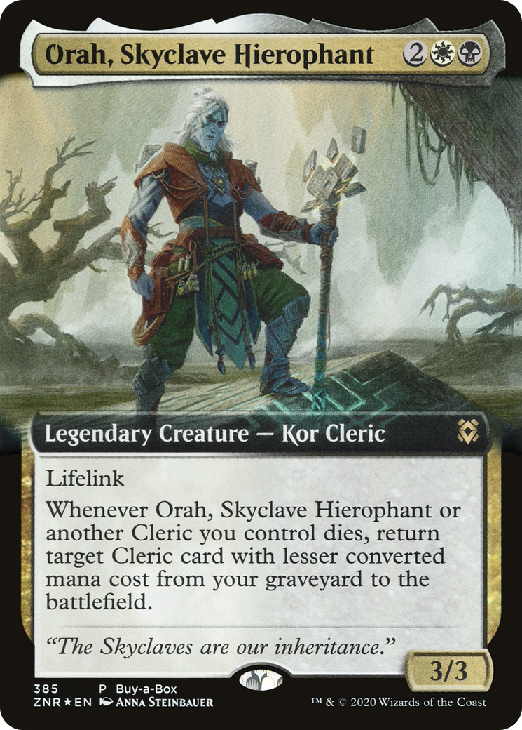 Orah, Skyclave Hierophant (ZNR-385) - Zendikar Rising: (Extended Art) Foil