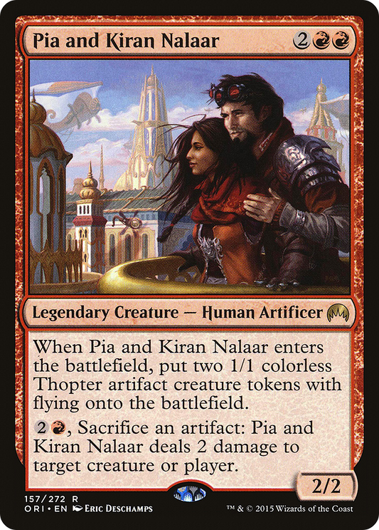 Pia and Kiran Nalaar (ORI-157) - Magic Origins Foil