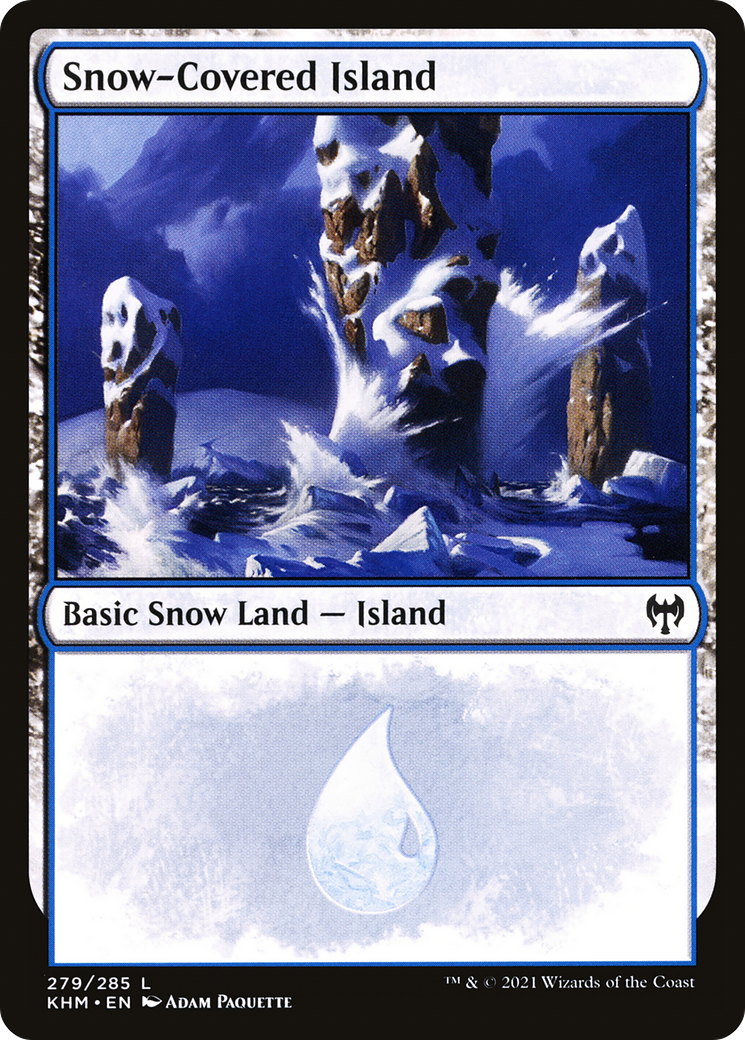 Snow-Covered Island  (KHM-279) - Kaldheim: (snow)