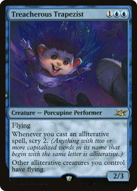 Treacherous Trapezist (UNF-346) - Unfinity Foil