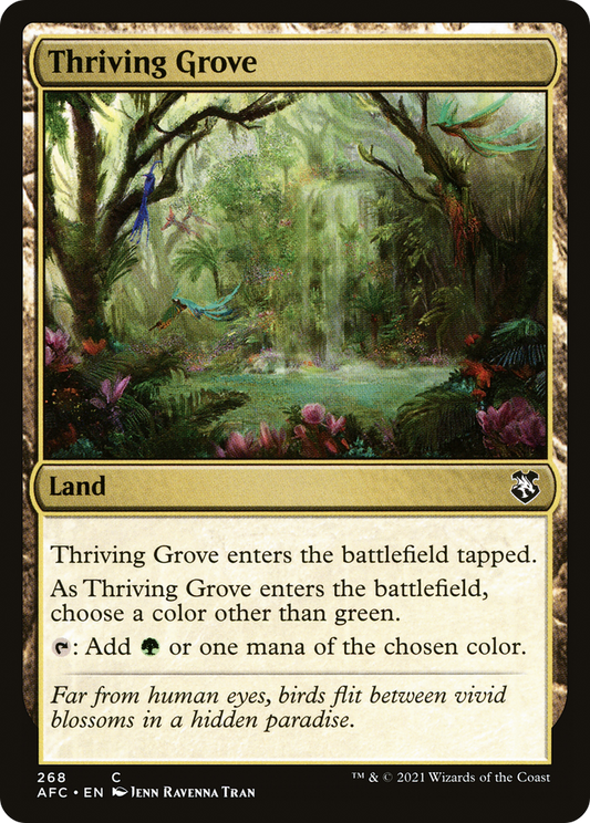 Thriving Grove (AFC-268) - Forgotten Realms Commander