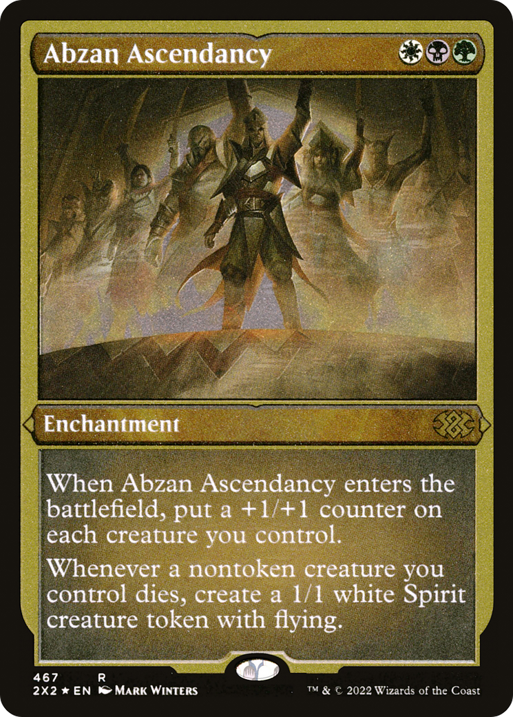 Abzan Ascendancy (2X2-467) - Double Masters 2022 Etched Foil