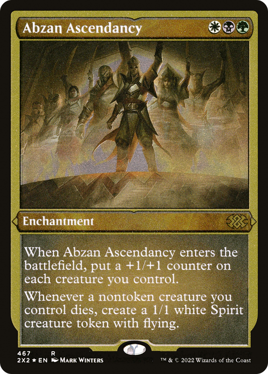 Abzan Ascendancy (2X2-467) - Double Masters 2022 Etched Foil