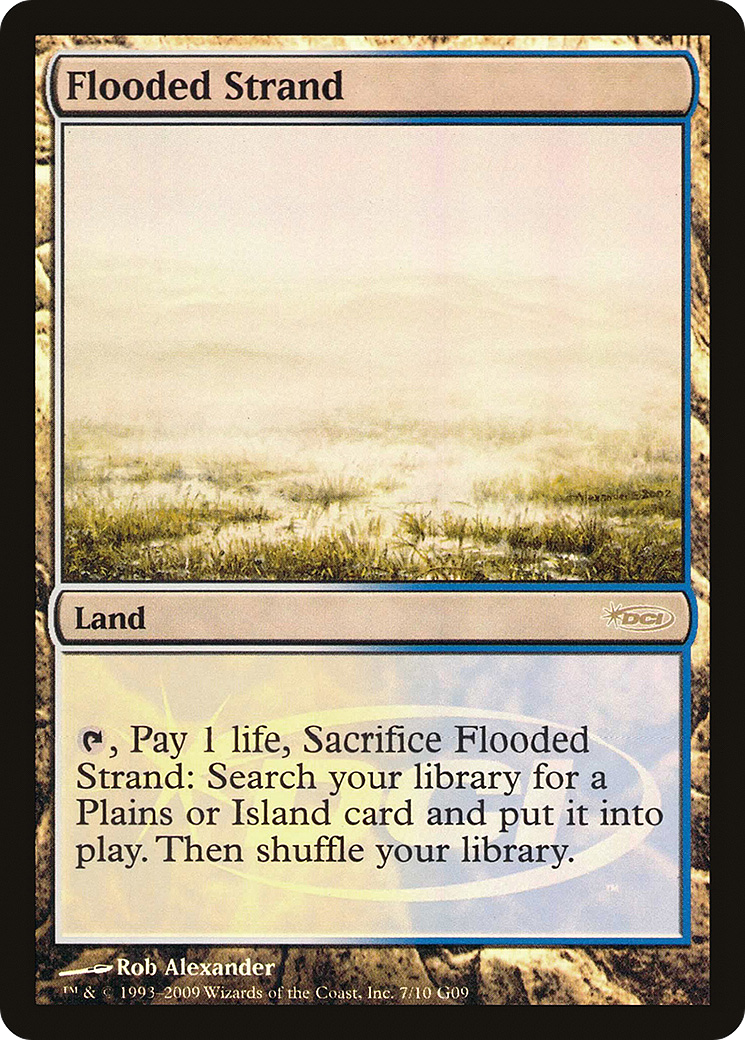 Flooded Strand (G09-007) - Judge Gift Cards 2009 Foil