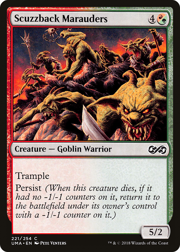 Scuzzback Marauders (UMA-221) - Ultimate Masters Foil