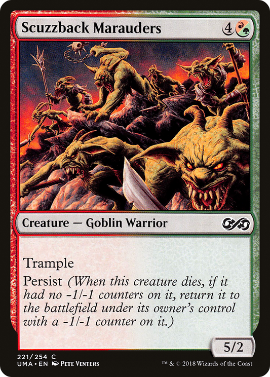 Scuzzback Marauders (UMA-221) - Ultimate Masters Foil