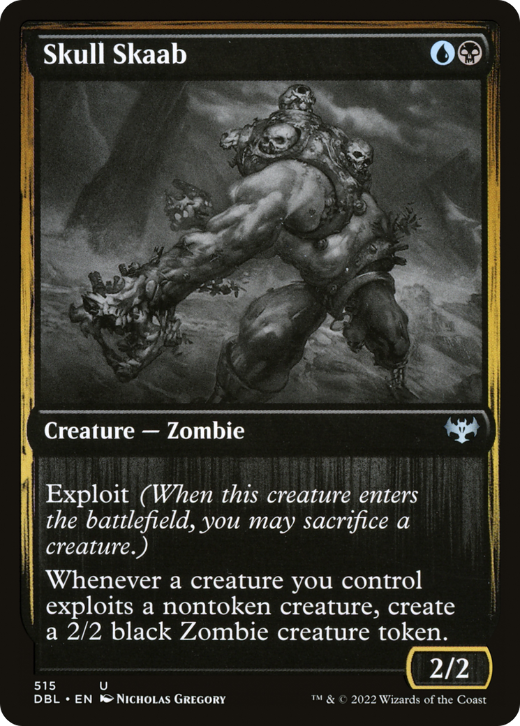 Skull Skaab (DBL-515) - Innistrad: Double Feature Foil