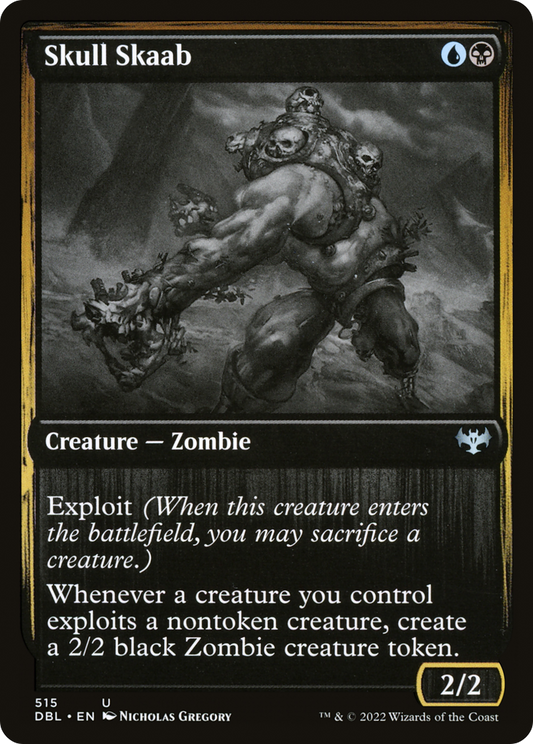 Skull Skaab (DBL-515) - Innistrad: Double Feature Foil