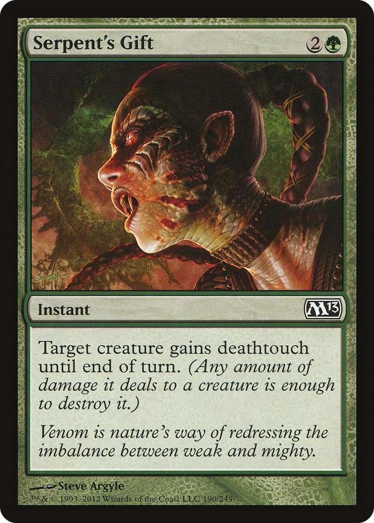 Serpent's Gift (M13-190) - Magic 2013