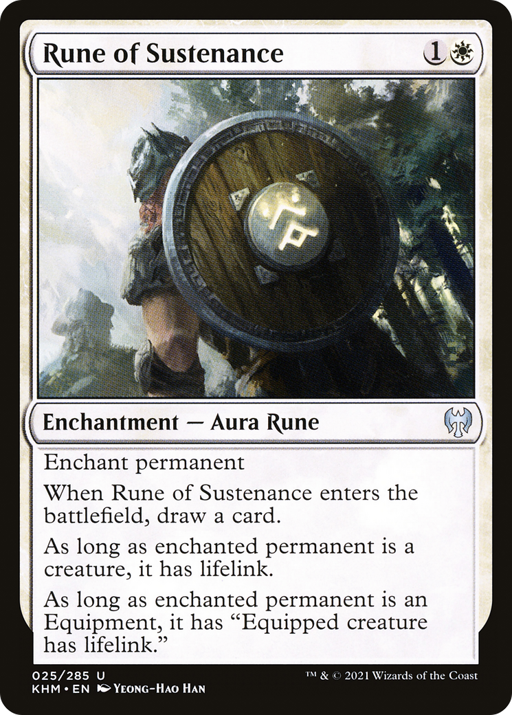 Rune of Sustenance (KHM-025) - Kaldheim