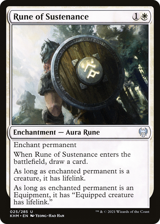 Rune of Sustenance (KHM-025) - Kaldheim Foil