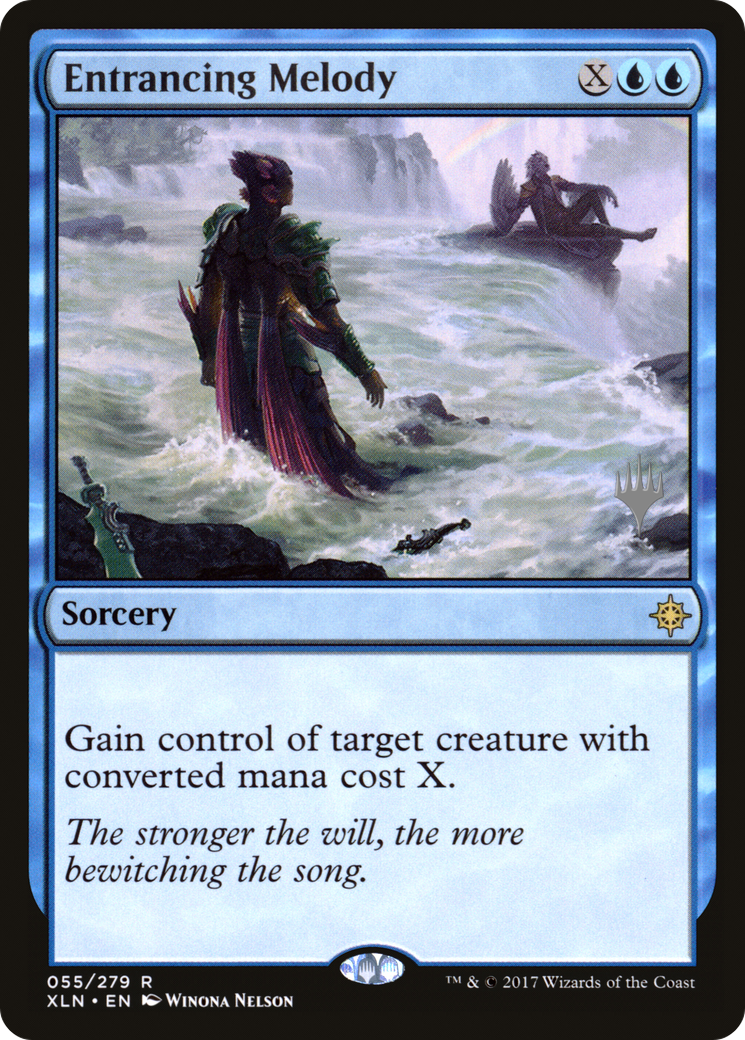 Entrancing Melody (PPM20-55P) - Ixalan Promos (Promo Pack) Foil