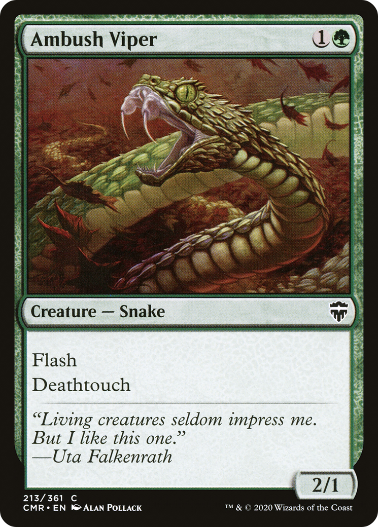 Ambush Viper (CMR-213) - Commander Legends Foil