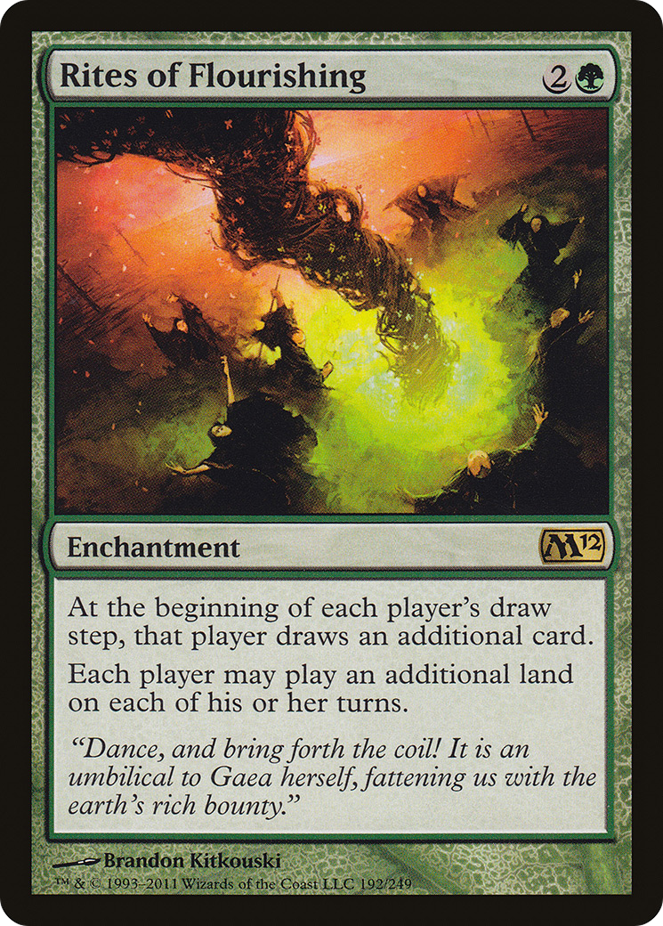 Rites of Flourishing (M12-192) - Magic 2012 Foil