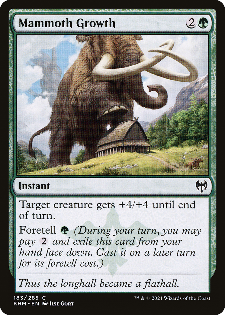 Mammoth Growth (KHM-183) - Kaldheim Foil