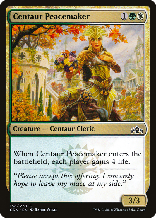 Centaur Peacemaker (GRN-158) - Guilds of Ravnica