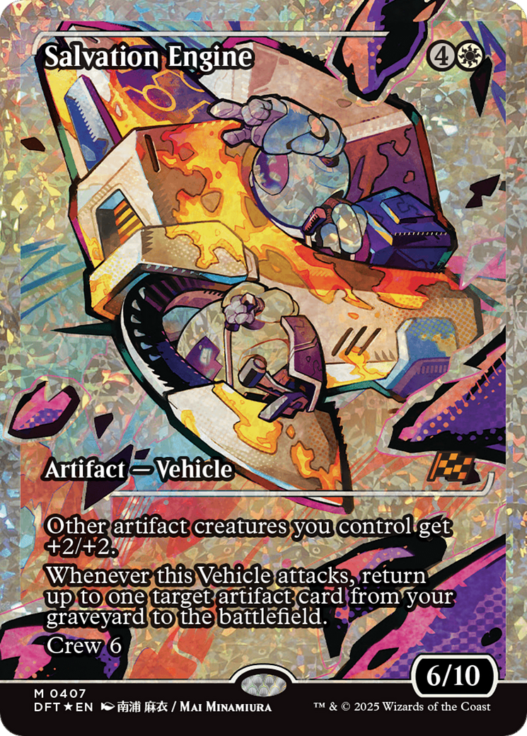 Salvation Engine (DFT-407) - Aetherdrift: (Showcase) (Fracture Foil)