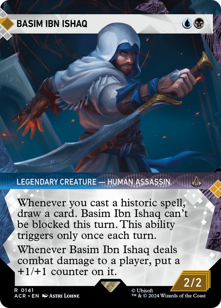 Basim Ibn Ishaq (ACR-141) - Assassin's Creed: (Showcase) (Borderless) Foil