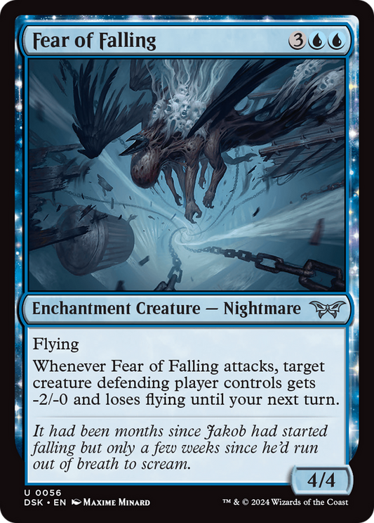 Fear of Falling (DSK-056) - Duskmourn: House of Horror