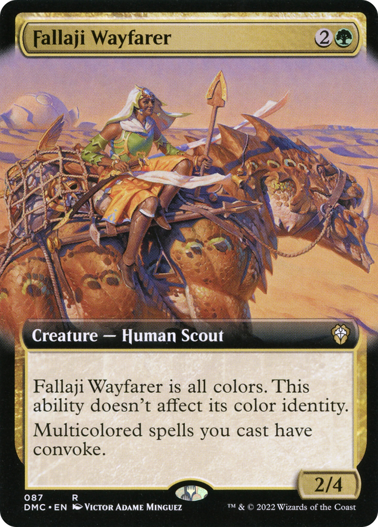 Fallaji Wayfarer (DMC-087) - Dominaria United Commander: (Extended Art)