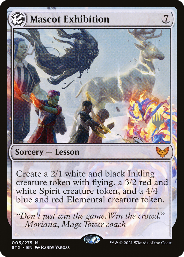 Mascot Exhibition  (PPSTX-05P) - Strixhaven: School of Mages Promos: (lesson) (Promo Pack)
