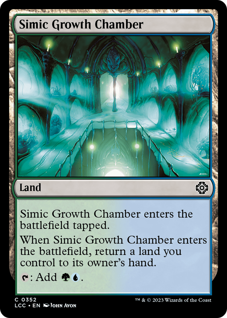 Simic Growth Chamber (LCC-352) - The Lost Caverns of Ixalan Commander