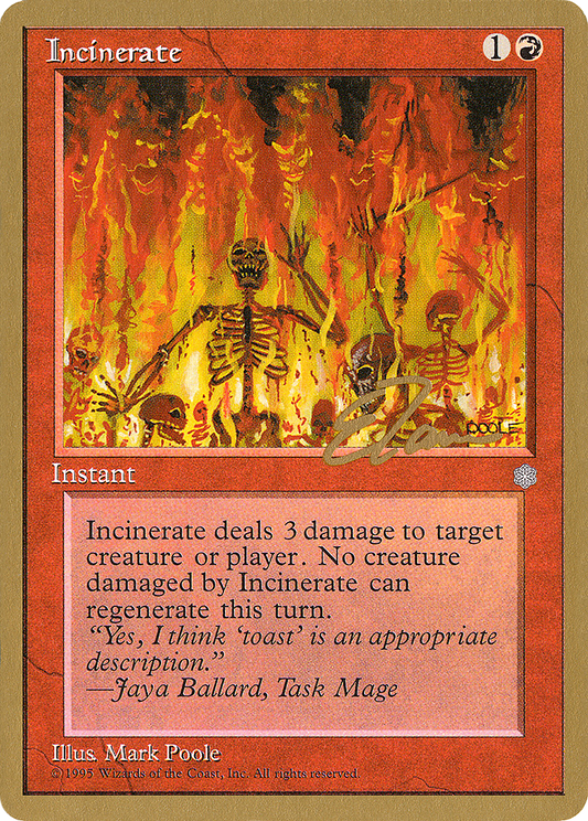 Incinerate (PTC-ET194) - Pro Tour Collector Set