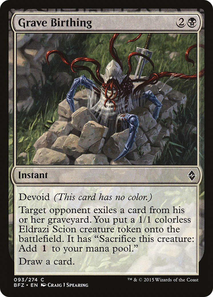 Grave Birthing  (BFZ-093) - Battle for Zendikar: (devoid)