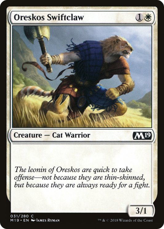 Oreskos Swiftclaw (M19-031) - Core Set 2019 Foil