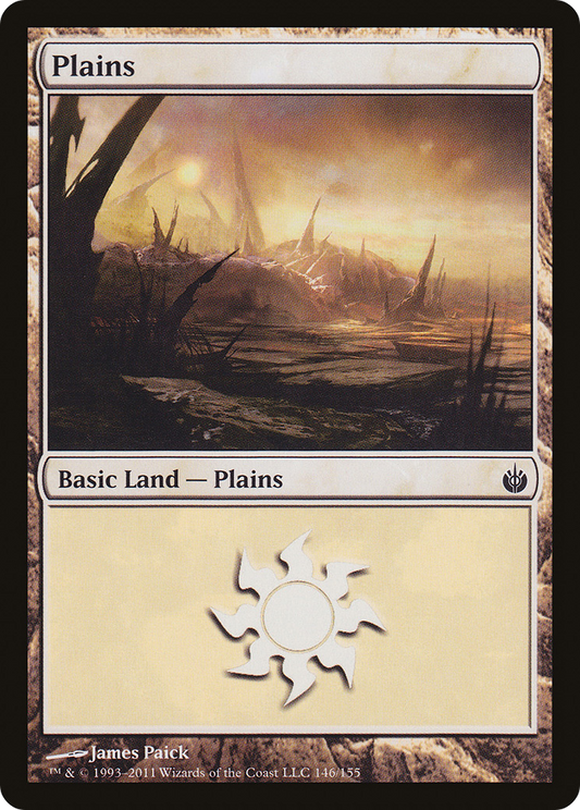 Plains (MBS-146) - Mirrodin Besieged Foil