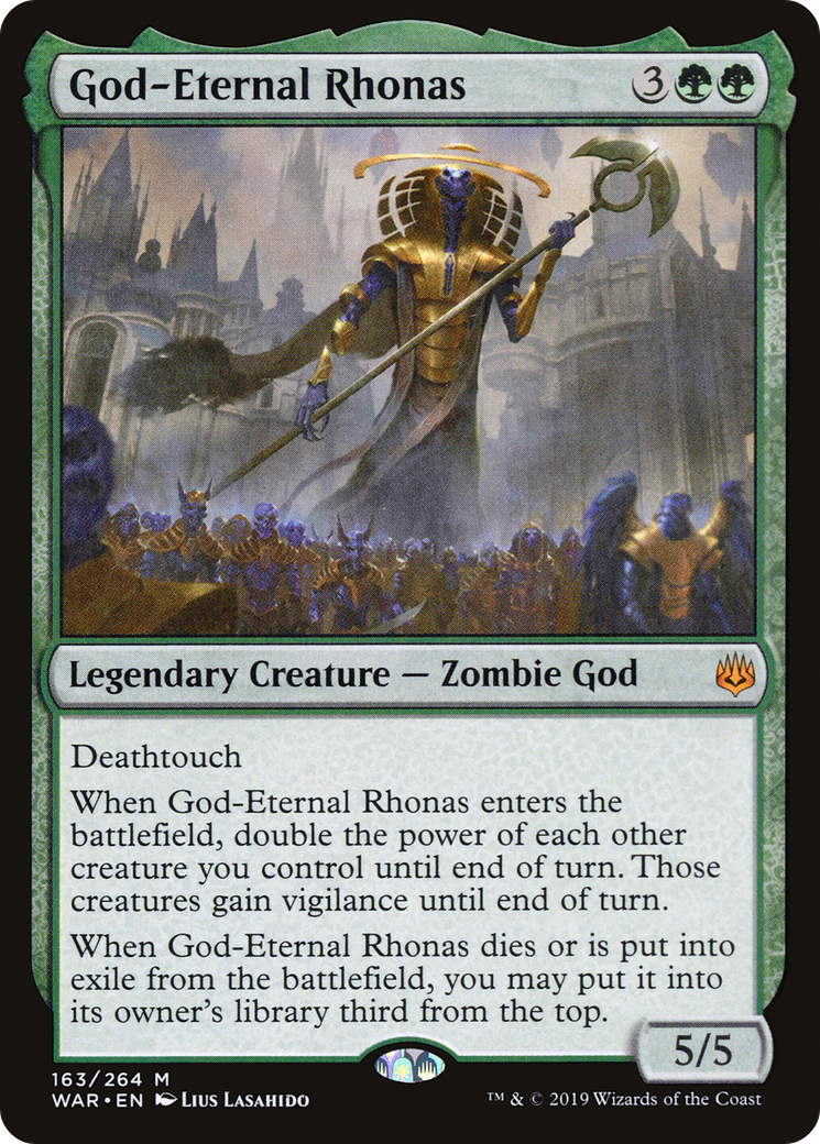 God-Eternal Rhonas (WAR-163) - War of the Spark Foil