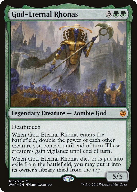 God-Eternal Rhonas (WAR-163) - War of the Spark Foil