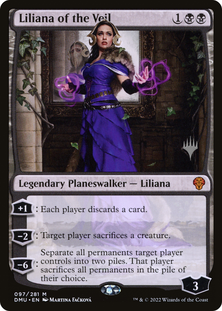 Liliana of the Veil (PDMU-97P) - Dominaria United Promos