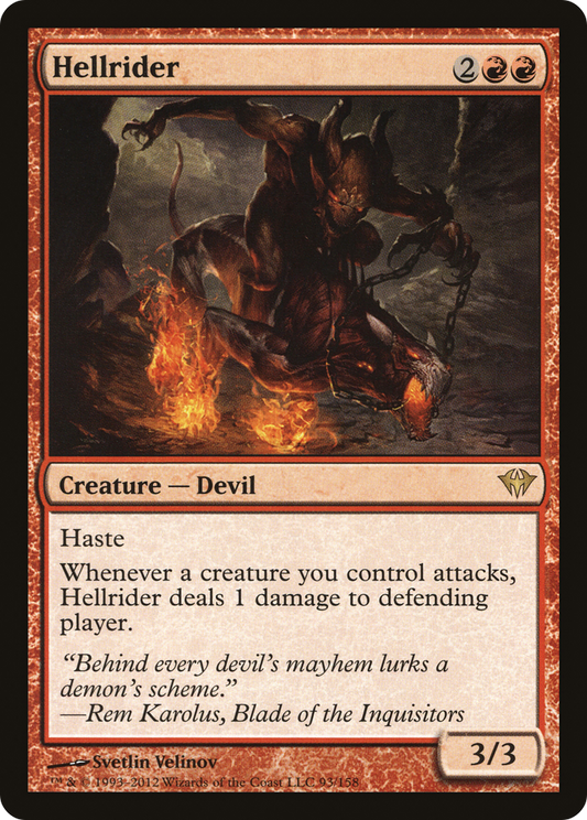 Hellrider (DKA-093) - Dark Ascension Foil