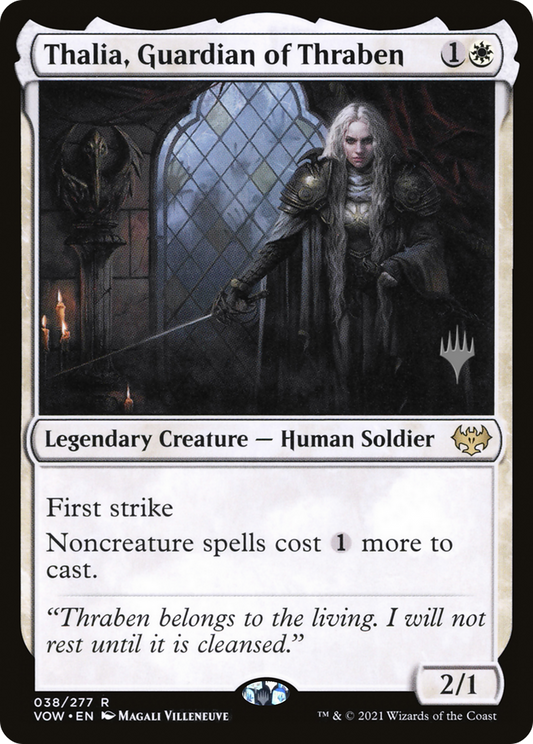 Thalia, Guardian of Thraben (PVOW-38P) - Innistrad: Crimson Vow Promos Foil