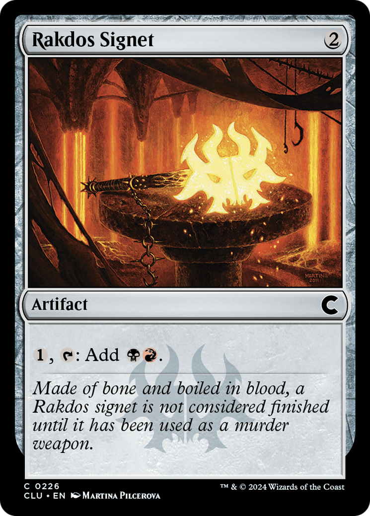 Rakdos Signet (CLU-226) - Ravnica: Clue Edition