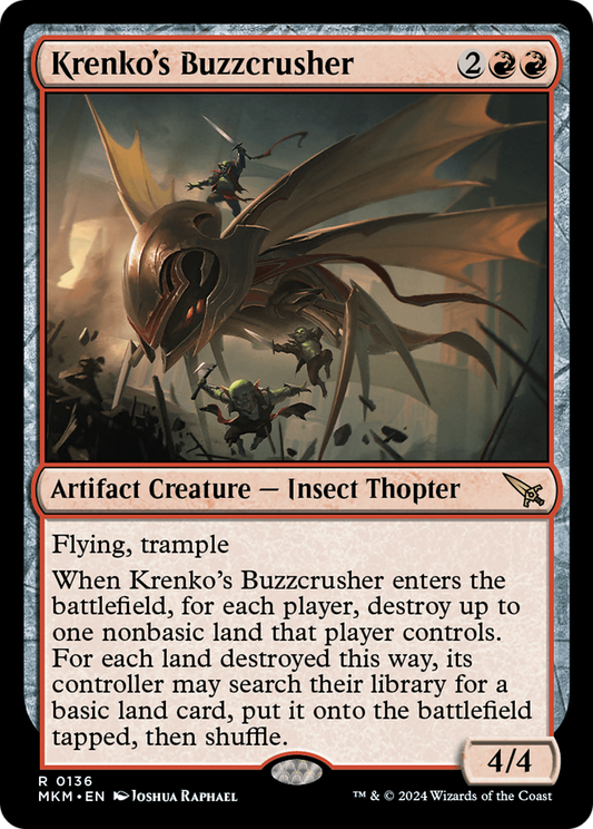 Krenko's Buzzcrusher (MKM-136) - Murders at Karlov Manor Foil