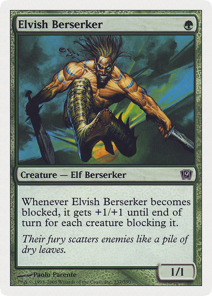 Elvish Berserker (9ED-237) - Ninth Edition