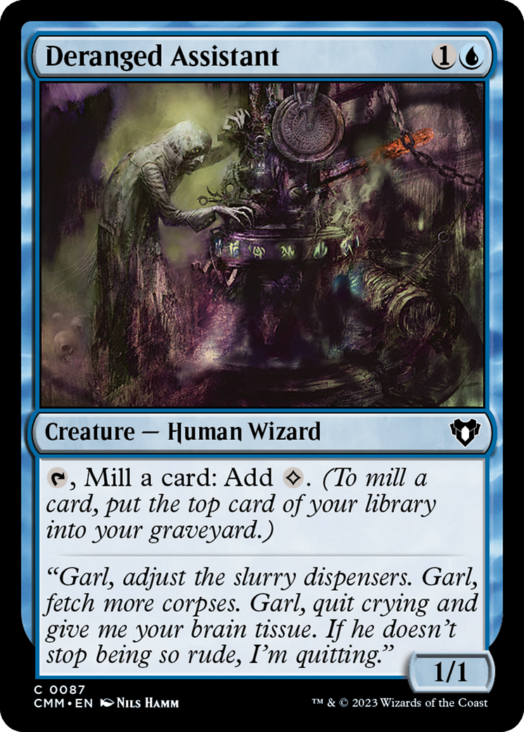 Deranged Assistant (CMM-087) - Commander Masters Foil