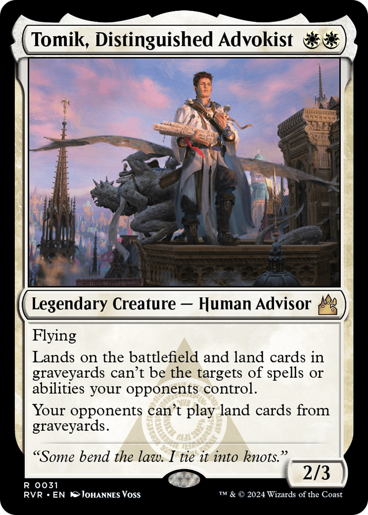 Tomik, Distinguished Advokist (RVR-031) - Ravnica Remastered