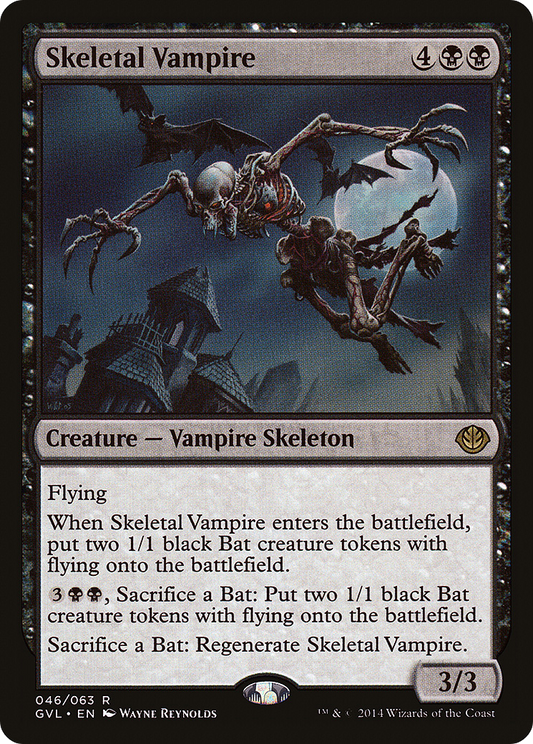 Skeletal Vampire (GVL-046) - Duel Decks Anthology: Garruk vs. Liliana