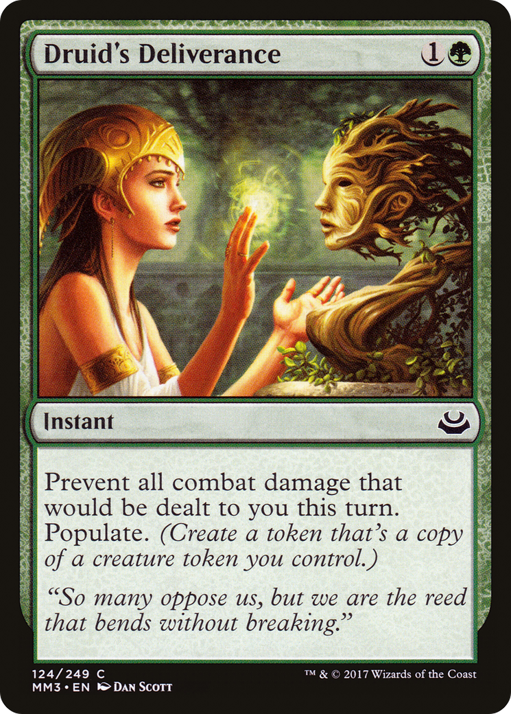 Druid's Deliverance  (MM3-124) - Modern Masters 2017 Foil