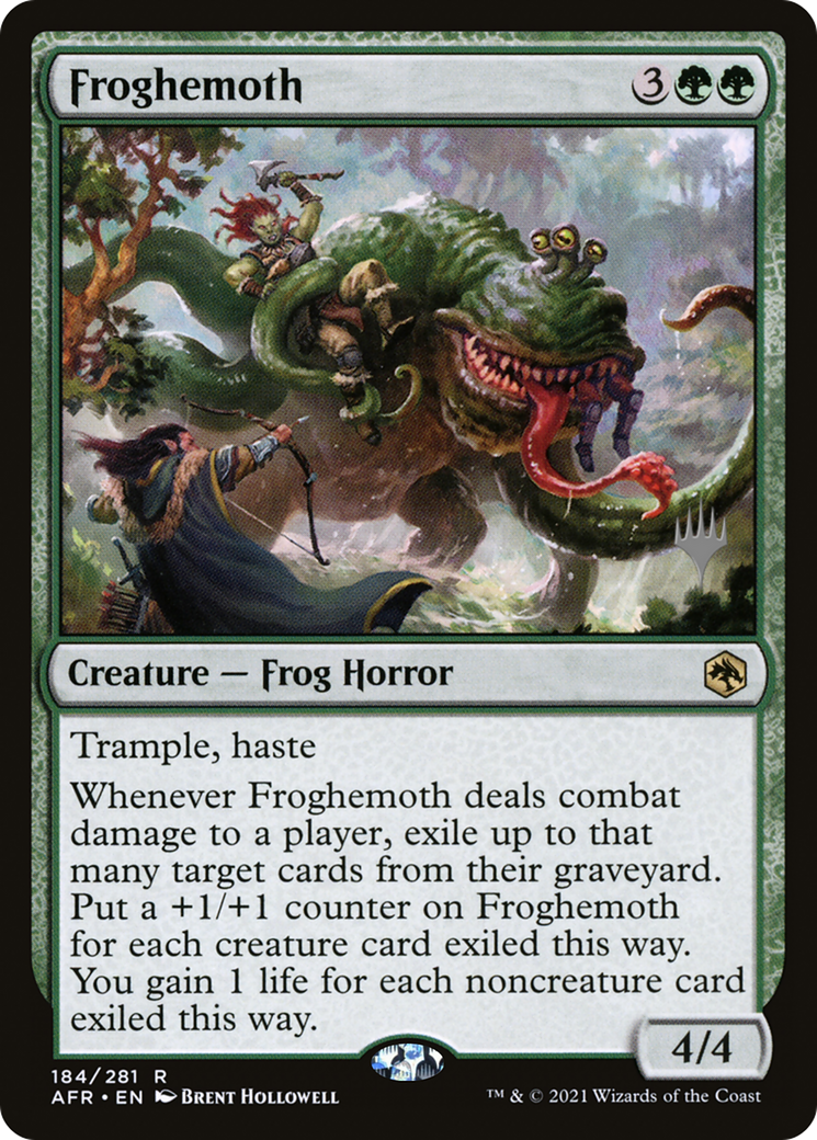 Froghemoth (PPAFR-184P) - Adventures in the Forgotten Realms Promos (Promo Pack) Foil