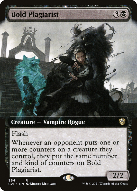 Bold Plagiarist (C21-364) - Commander 2021: (Extended Art)