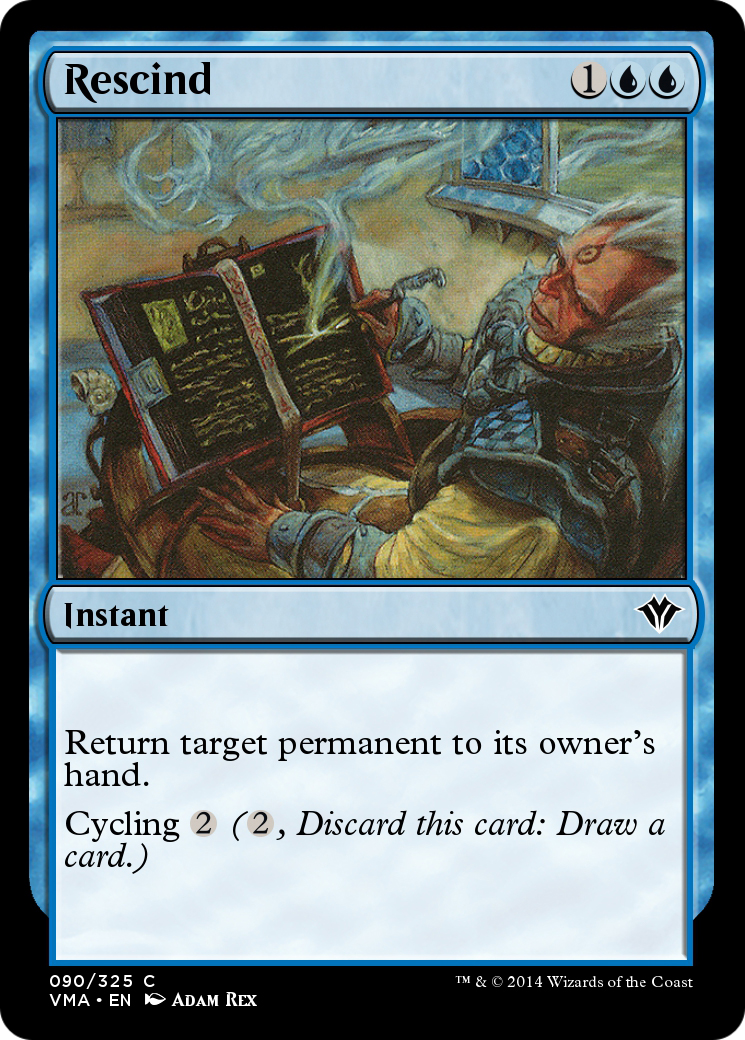 Rescind (VMA-090) - Vintage Masters Foil