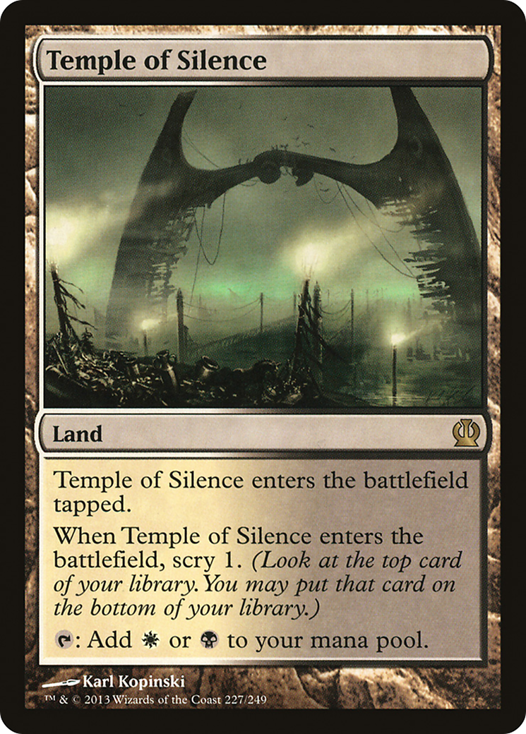 Temple of Silence (THS-227) - Theros Foil