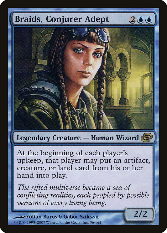 Braids, Conjurer Adept (PLC-036) - Planar Chaos Foil