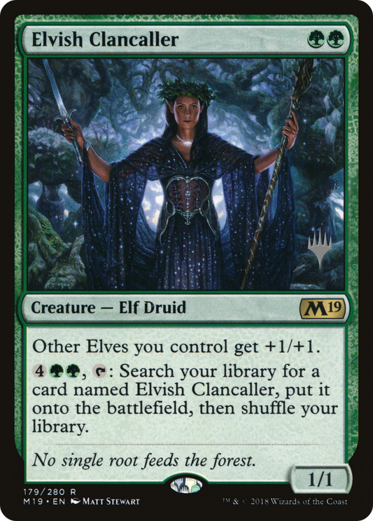 Elvish Clancaller (PM19-179P) - Core Set 2019 Promos